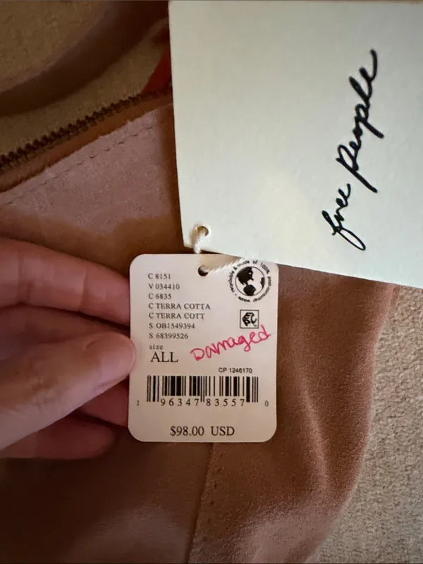 Free People Roma Suede Tote - Image 4