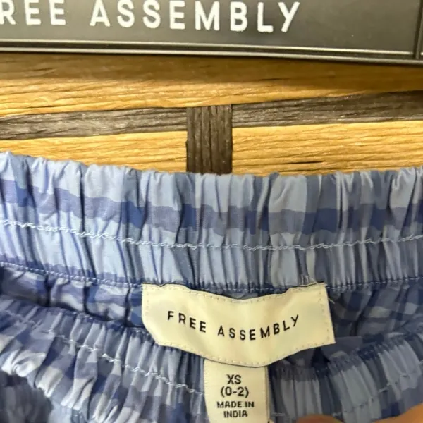 Free Assembly Two Piece Skirt Set Size‎ XS Blue - Image 6