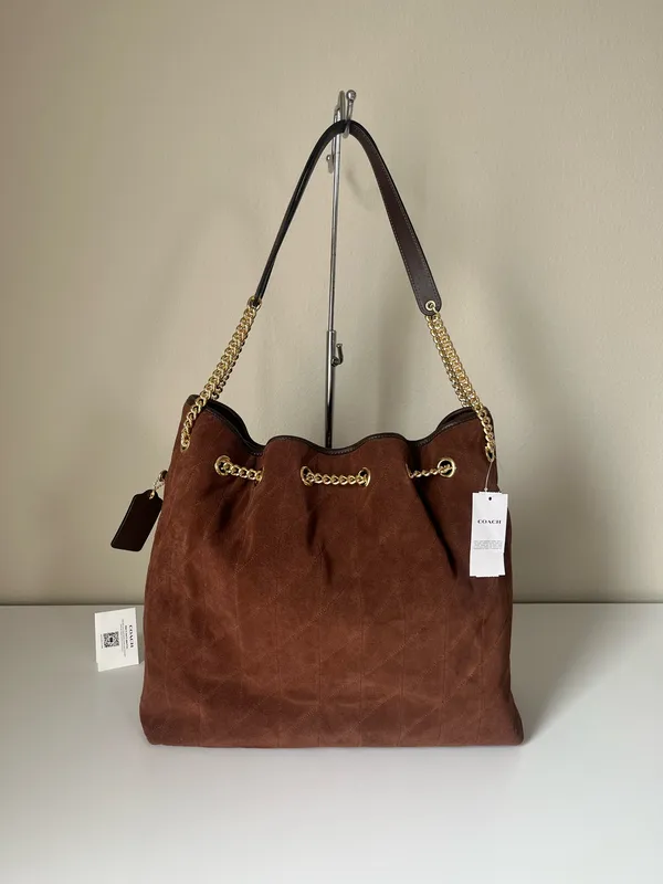 Coach Evelyn Large Shoulder Bag With Quilting - Image 2