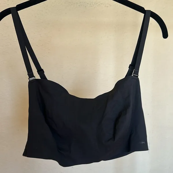 SKIMS NAKED BANDEAU BRA IN‎ ONYX strapless NWT size 3X - Image 7