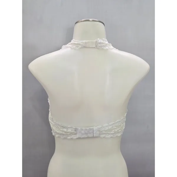 Hanky Panky White Whimsy Romantic Bridal Cottage Lingerie Lace Bralette Medium - Image 2