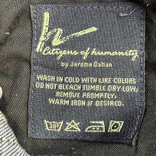 Citizens of Humanity Jeans Womens 28 Low Rise Bootcut Blue Y2K Indie Sleaze - Image 10