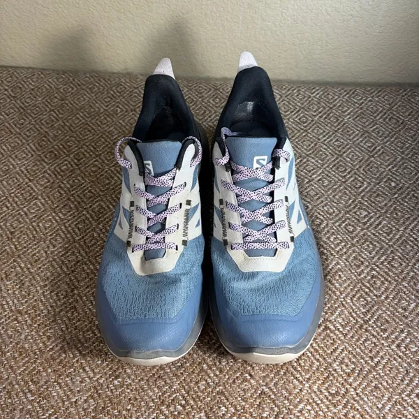 Salomon Outpulse Gore-Tex Hiking Shoes Womens Sz 8.5 Blue Grey Outdoor Gorpcore - Image 11