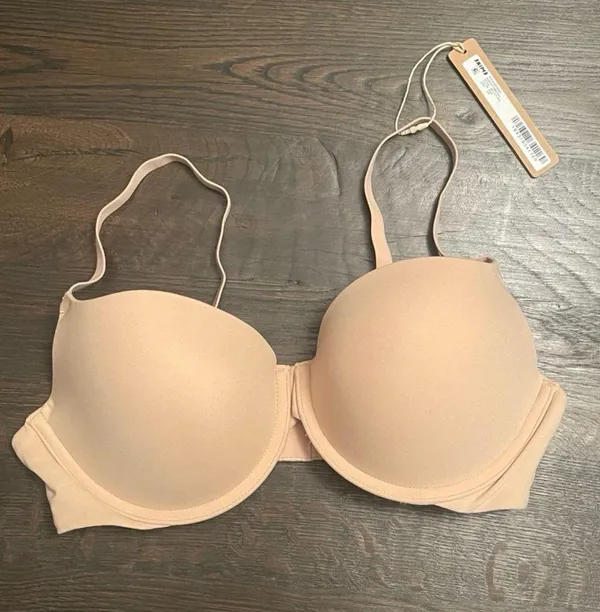 SKIMS NWT Fits Everybody Push-Up Demi Bra MICA 34C - Image 2