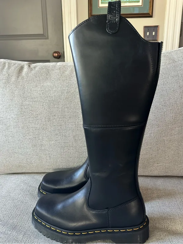 Dr. Doc Martens Amaayah Hi Leather Bex Riding Boots Black NEW w/out Box - Image 8