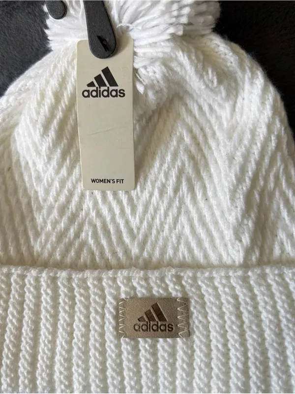 Adidas Women's Twilight 4 Ballie Hat. White Clear/Grey Logo. New with Tags - Image 6