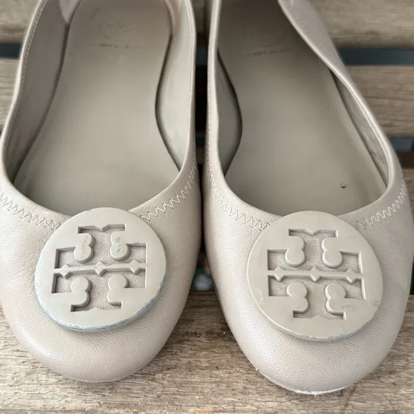 Tory Burch Minnie Flats‎ Size 7.5 A30 - Image 4