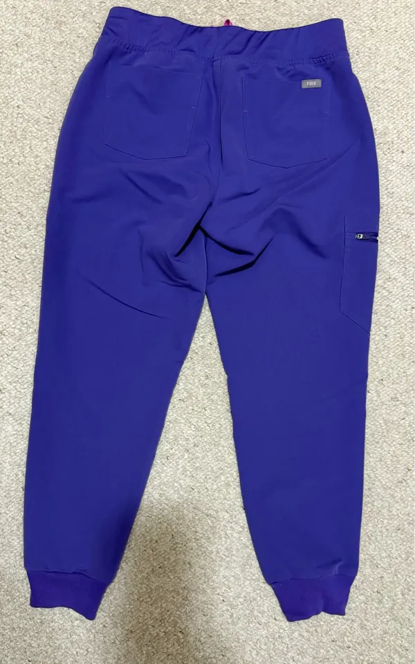 FIGS Purple Zamora Jogger Scrub Pants - Image 3