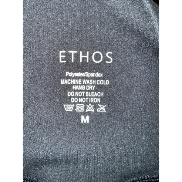 FBF Ethos Women's‎ Size M Medium Black Biker Shorts Pocket Fit Body Fusion - Image 3