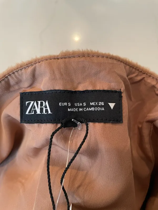 Zara faux fur corset top - Image 8