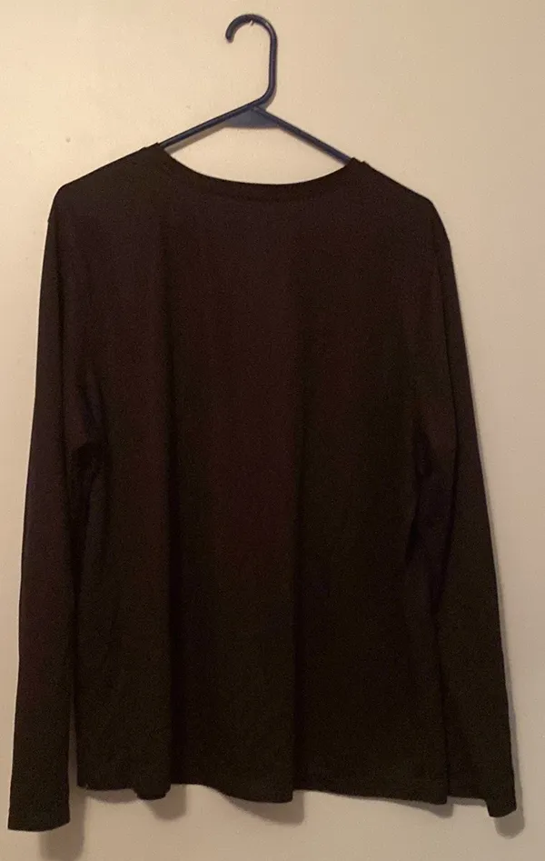 Black Long Sleeve T-shirt - Image 3