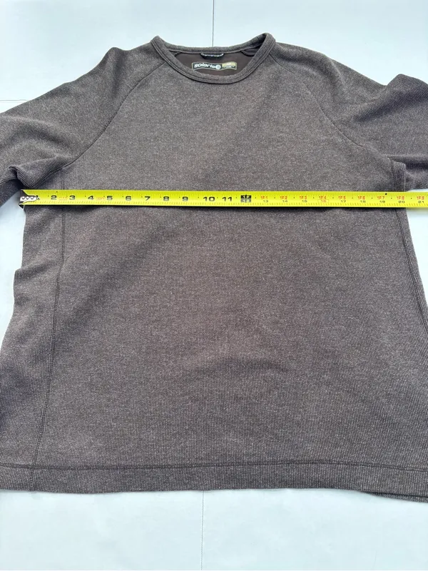 Solaris Women’s Crewneck Top in Brown. Size M Outdoor Layering. - Image 7