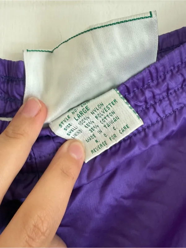 Purple Women's Elastic-Waist Track Pants - Image 3