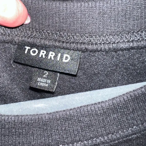 Torrid Black Skeleton Graphic Sweatshirt - Image 2