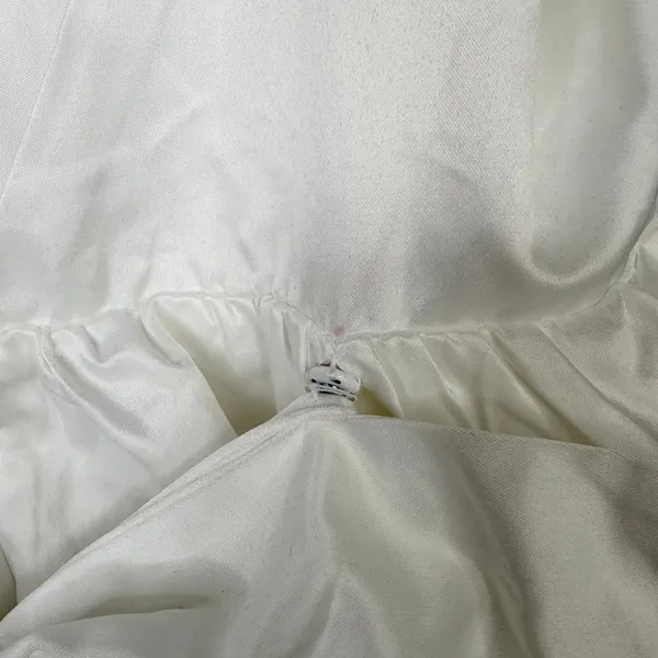 Lulus Lux Bridal NWOT Blissfully Beloved Ivory Backless A-Line Bow Wedding Dress - Image 14