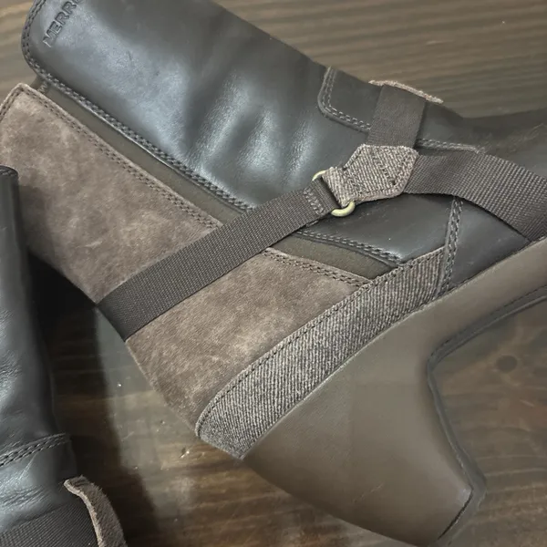 Merrell Women's Evera Fade Espresso Heeled Ankle Boots - Size 10US - Image 6