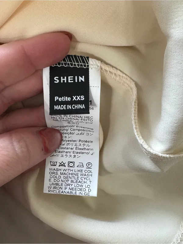 SheIn Beige mini slip dress - Image 4