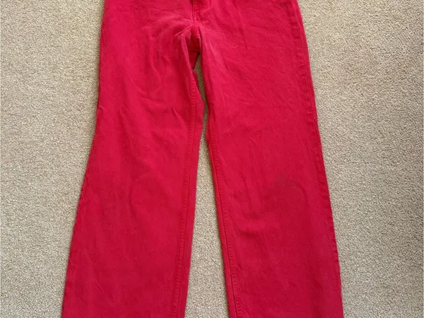 ZARA Women’s Red Jeans - Image 3