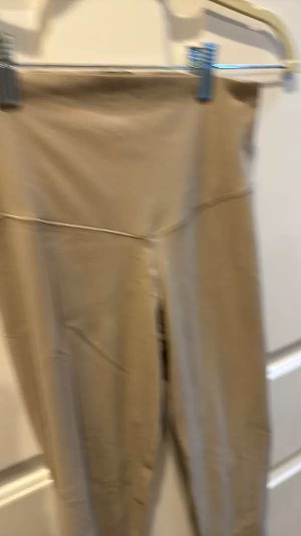 Aerie Ribbed Tan Leggings - Image 2