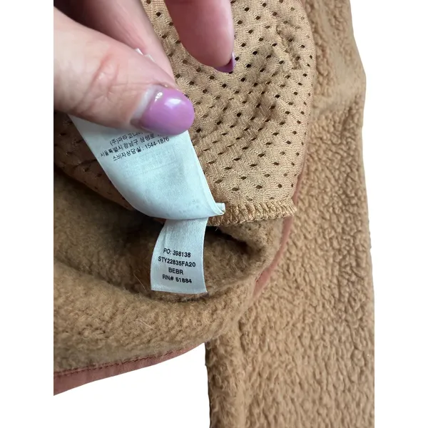 Patagonia Retro Pile Marsupial Fleece Pullover Bearfoot Tan Brown Medium 22835 - Image 6