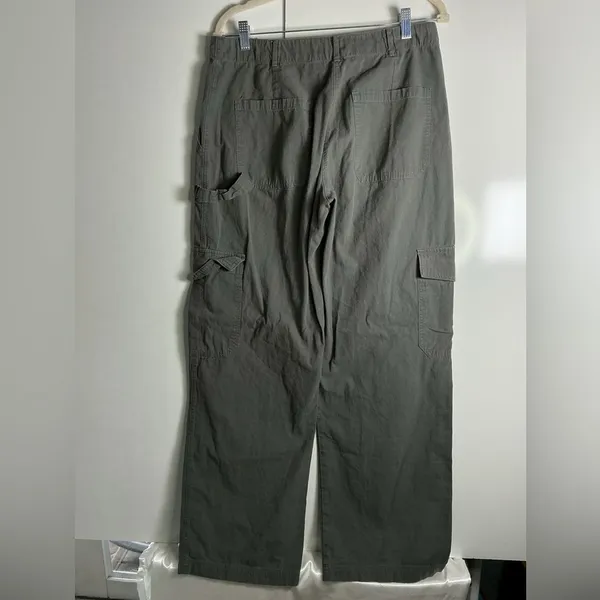 100% cotton White Fox Boutique Light Gray Women's wide leg 092 - Image 4