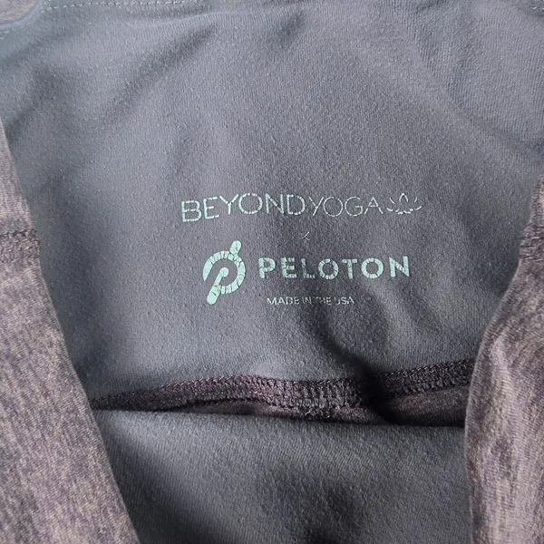 Beyond Yoga‎ x Peloton High Waist Leggings Activewear Purple Heathered Small - Image 3