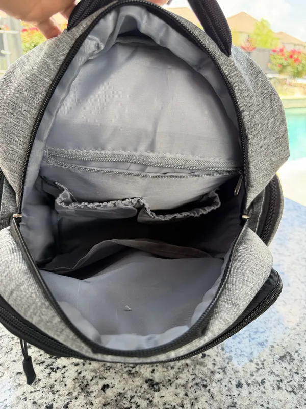 Eddie Bauer Diaper Bag for Infant Toddler - Gray Heather - Image 7
