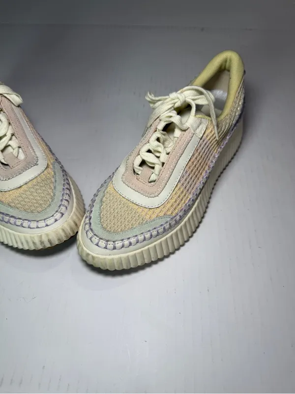 Dolce Vita Cream Sneakers with Pastel Yellow and Lavender Accents - Image 7