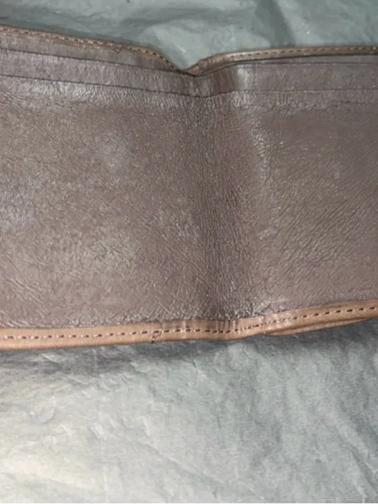 Brown Leather Snap Coin Pouch - Image 7