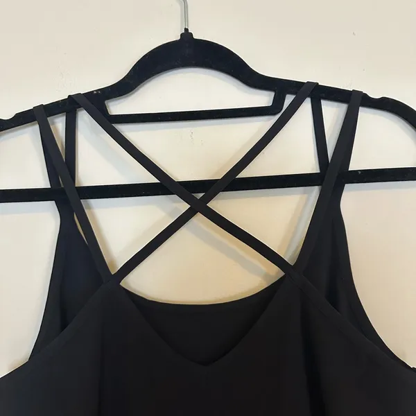 Athleta Strappy Black Tank Top - Image 4