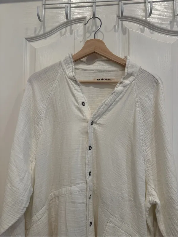 Free People summer daydream cotton gauze blouse - Image 3