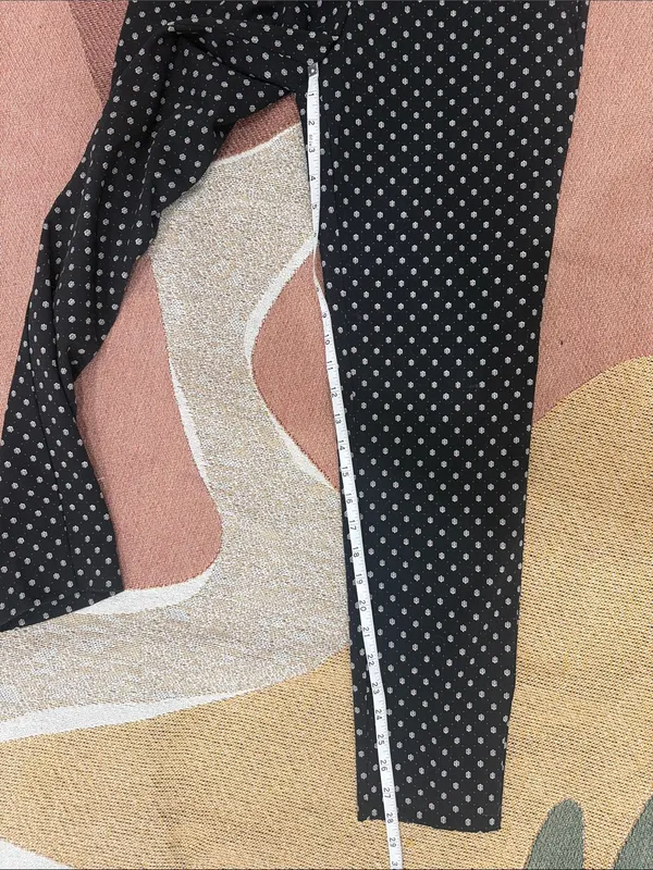 H&M Black and White Straight Leg Pants - Image 5
