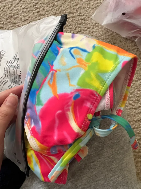 SheIn Tie Dye Bikini Set - Image 2