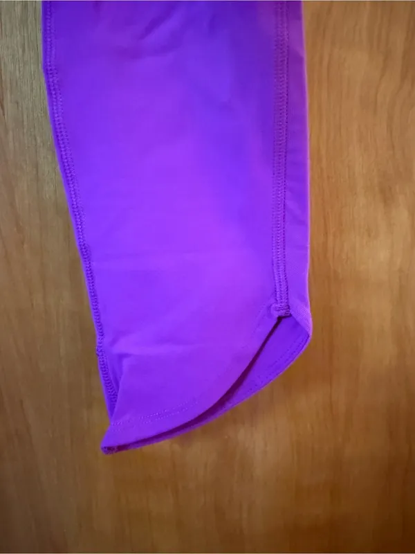 Savvi Fit Dancer Leggings Fuchsia Colorful Athleisure Yoga Walk Womens NWT Large - Image 4