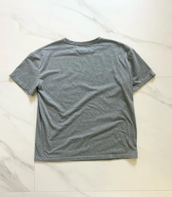 SHEIN Grey Round Neck Short Sleeve T-Shirt - M - Image 2