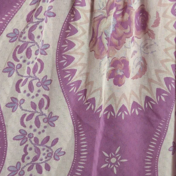 Free People Purple Pink Floral Empire Waist Sundress Spaghetti Straps Size L - Image 2