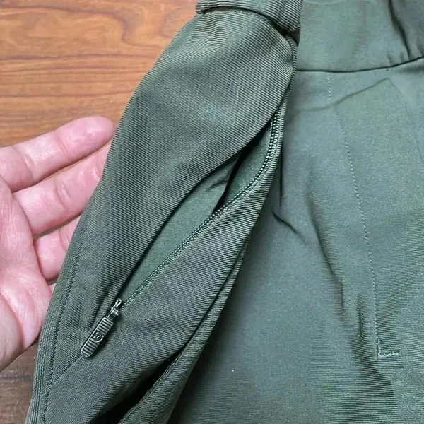 Lululemon Army Green Essential High-Rise Trouser size 4 - Image 6