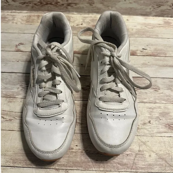 Reebok Classic Leather Sneakers Women's Size 7 White Shoes Trainers Lace-Up - Image 5