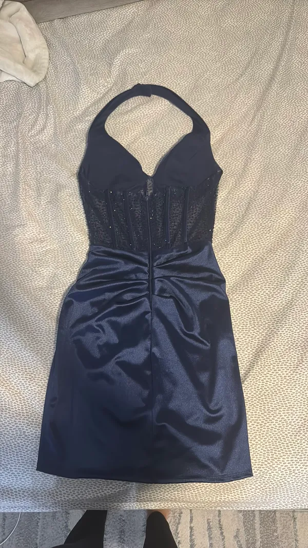 Windsor Prom Dress Navy Blue - Image 3