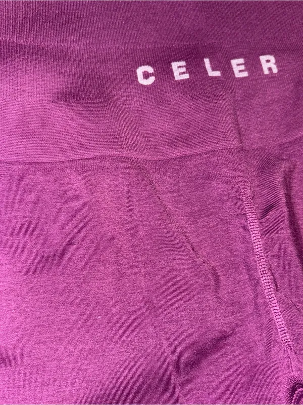 Women’s CELER Plum High-Rise Seamless Leggings Size: S - Image 4
