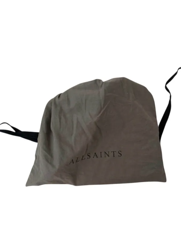 All Saints Fetch Croc Embossed Leather Chain Crossbody - Image 3