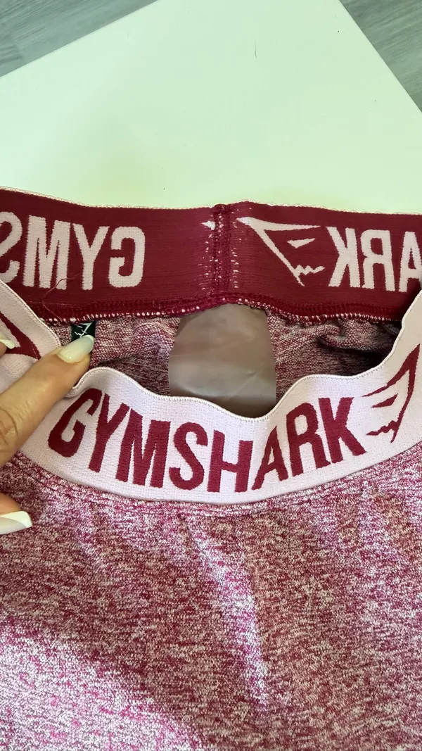gymshark flex set in heathered maroon 🎀 size small - Image 8