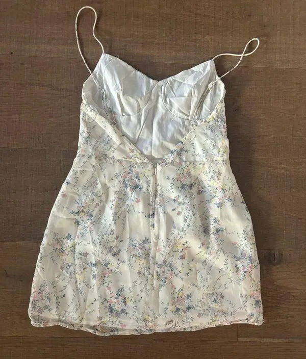 superdown eilena fit & flare floral print mini dresss revolve - Image 3