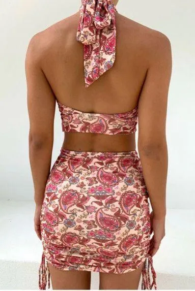 Tiger Mist Paisley Skirt Set - Image 2