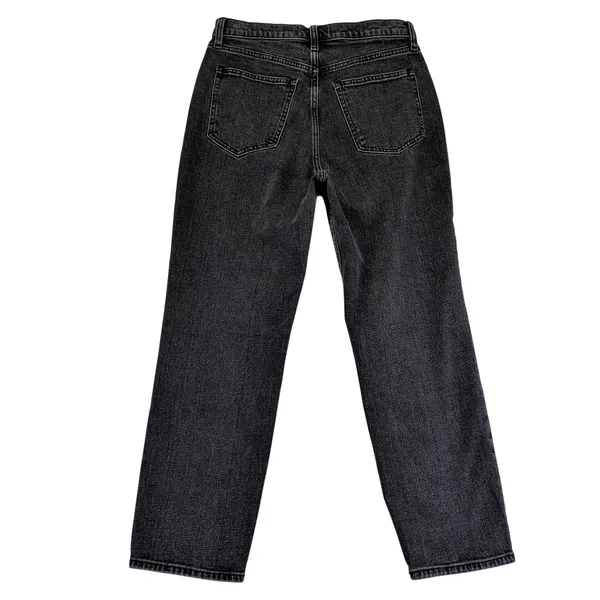 Abercrombie Fitch The Ankle Straight Ultra‎ High Rise Black Jeans Women 28 6R - Image 2