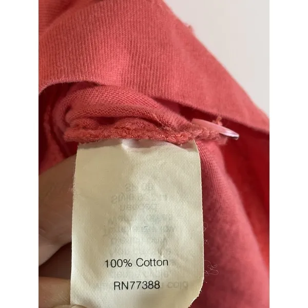 J Crew Coral Square Neck Short Sleeve Blouse Top Basic Casual Everyday M‎ - Image 6
