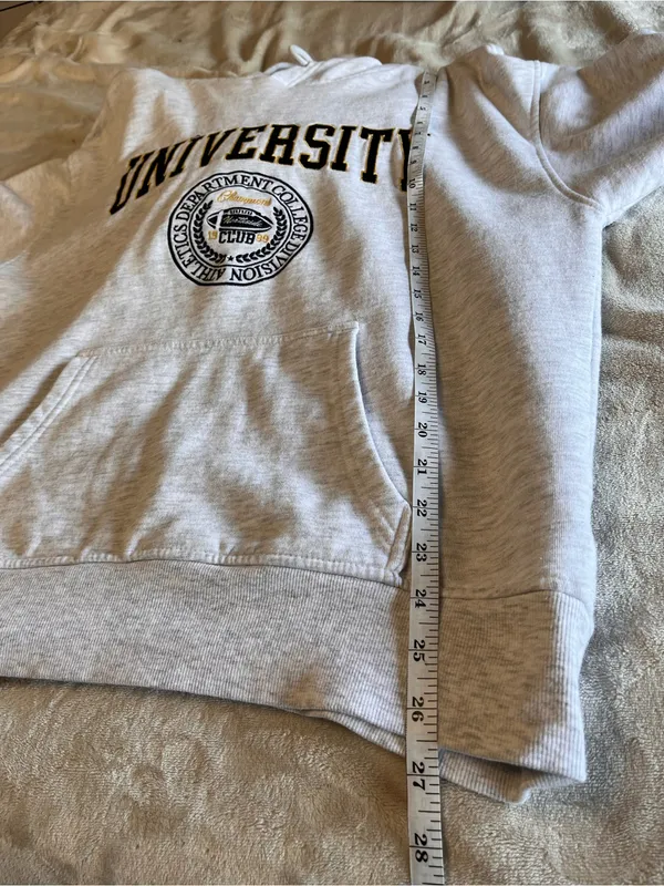 GARAGE University Athletics Dept College Unisex Pullover Hoodie Sweatshirt S EUC - Image 6