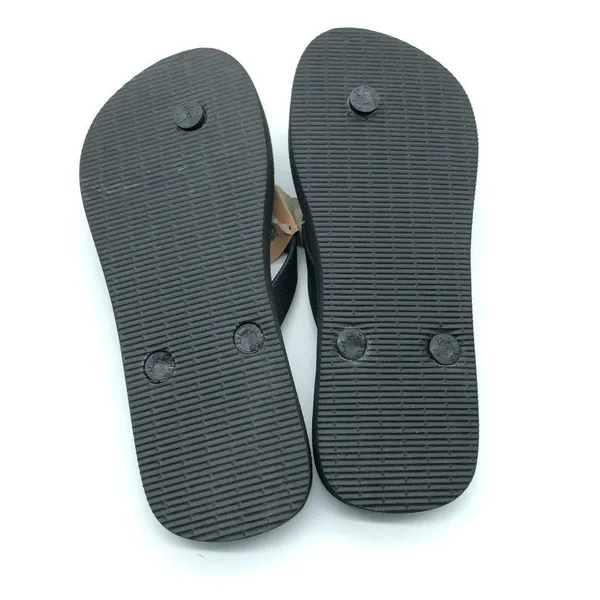 Clppli Womens Flip Flop Sandals Rubber Slip On Black Size 5/6 - Image 4