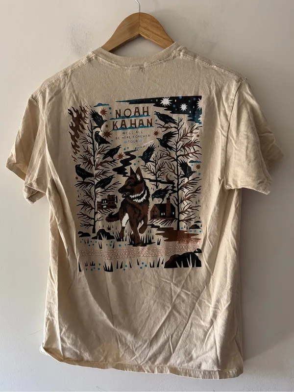 Noah Kahan We'll All Be Here Forever‎ Tour 2024 Graphic Tee Stick Season - Image 3