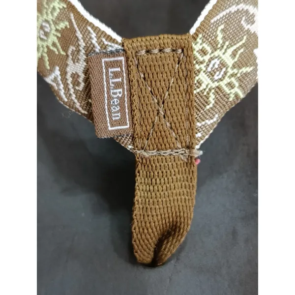 L.L. Bean Women's Maine Isle Flip Flops Brown Sun Motif Thong Sandals Size 7 M - Image 5